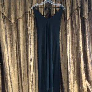 Black J.Crew halter dress